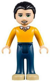 LEGO frnd092 Friends Luis, Dark Blue Trousers, Bright Light Orange Sweater