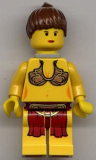 LEGO sw070 Princess Leia (Jabba Slave with Neck Bracket with Back Stud)